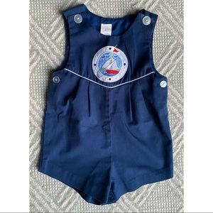 Vintage Sailboat ⛵️ Romper Sz. 18 Months